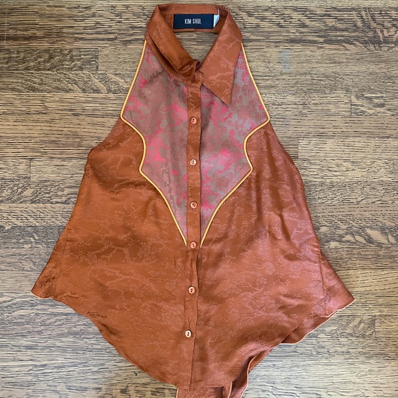 Kim Shui Tops - KIM SHUI WESTERN VEST TOP